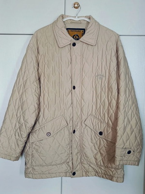 Navigare vintage quilted jacket like new, beige, oversized M-L-XL