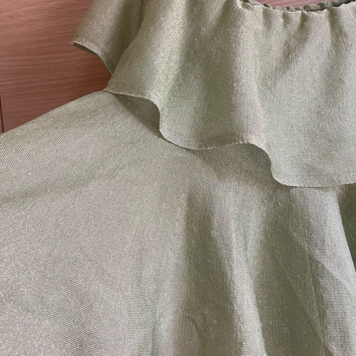 Zara shiny blouse like new, size M