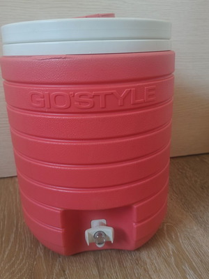 Gio'Style 8-liter water thermos with tap and handle, vintage