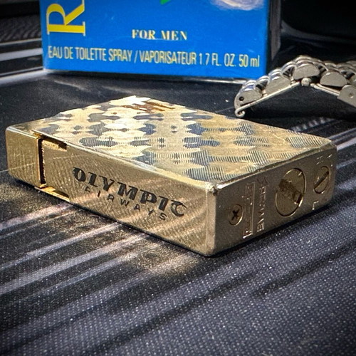 Olympic Airways Vintage Sarome SP-VII lighter like new