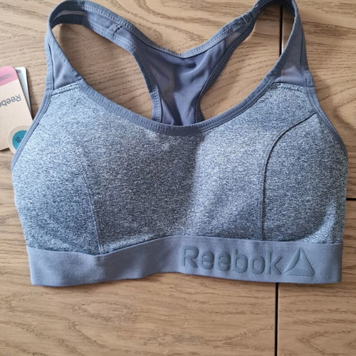 Reebok high support training sports bra size XS new with tag, grey