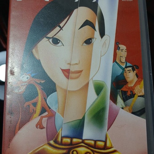 Mulan VHS used, dubbed Greek Disney classic