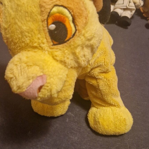 Simba The Lion King plush toy like new, authentic Disney