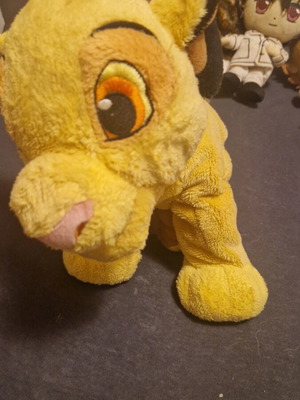 Simba The Lion King plush toy like new, authentic Disney