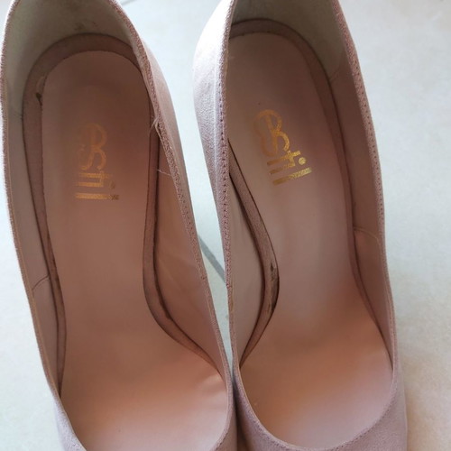 Estil pumps used, nude color, 10 cm heel, size 37