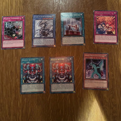 Yugioh rare cards used, authentic