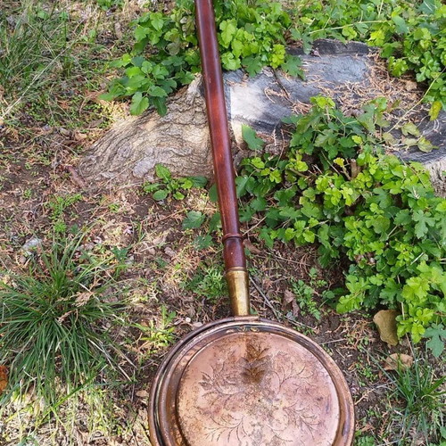 Antique Copper Bed Warmer used