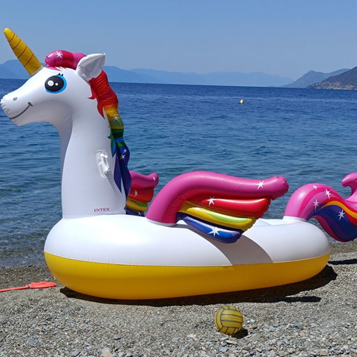 Inflatable Unicorn Mattress like new 287x193x165cm