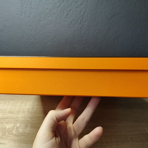 Hermes gift box used 38.5 x 30 x 6 cm