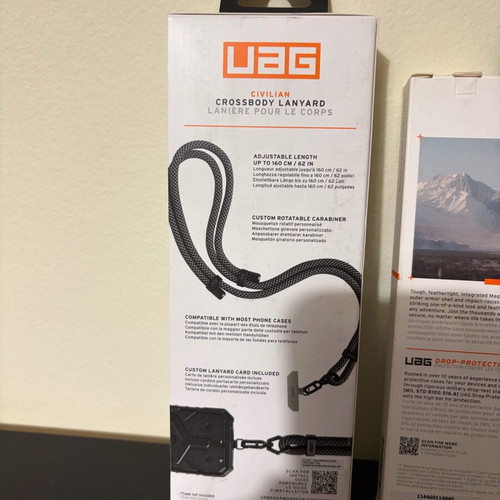 UAG case and lanyard for iPhone 16 Pro Max new