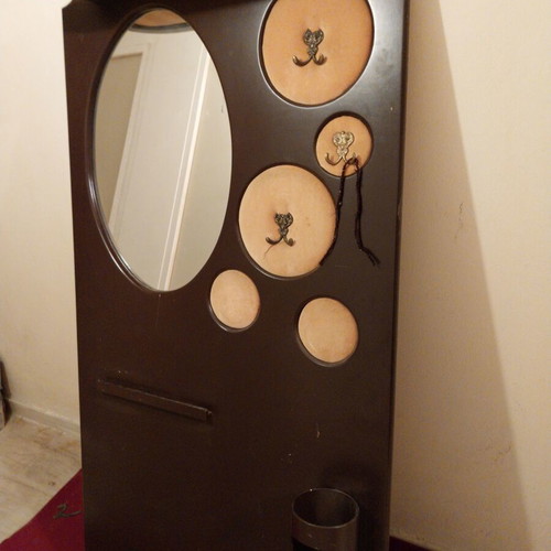 Vintage love hallstand used with hat rack, hooks, umbrella holder