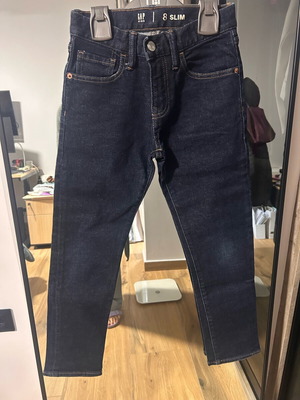 Παντελόνι παιδικό Gap 130 cm slim fit σαν καινούργιο, μπλε