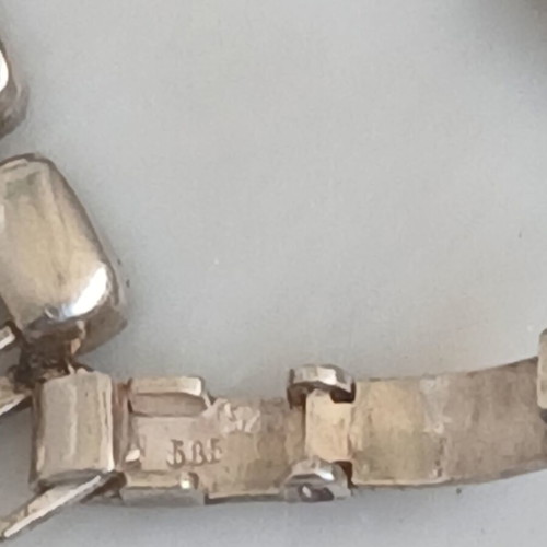 925 silver and 585 gold bracelet, 18 cm, 32 g, Follei Folli