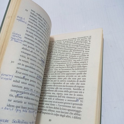 In Difesa Di Marco Celio Cicero used book 1987 edition