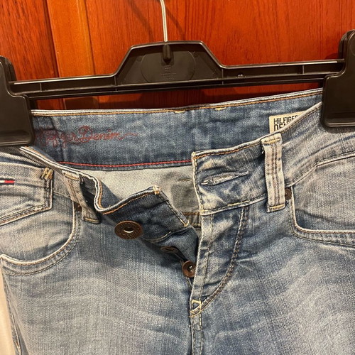 Tommy Hilfiger jeans lightly used, low-rise, wide leg, size 24