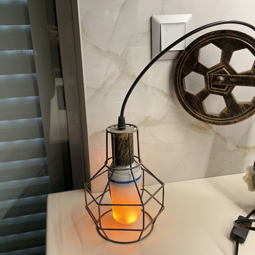 Globostar Rydon 01216 vintage metal wall light with rust effect