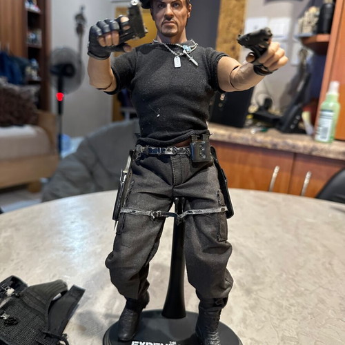 The Expendables Barney Ross figure used, 1/6 scale collectible