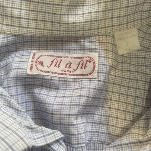 Men's Checked Shirt long sleeve, pocket, French seam, like new, size L
