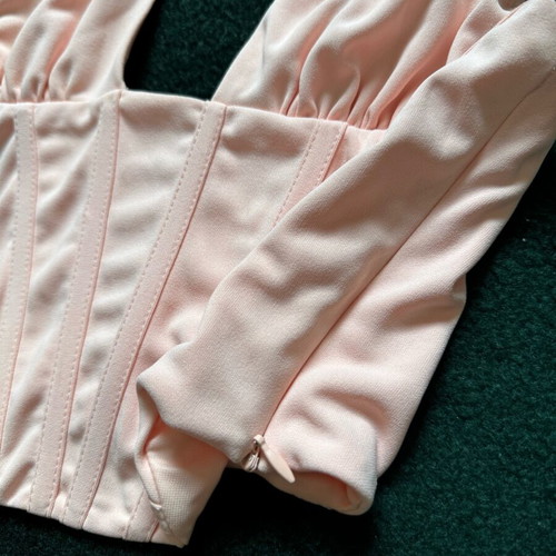 Corset like top Zara pink like new, size XS