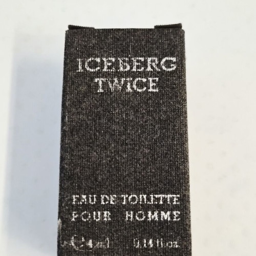 Iceberg Twice Pour Homme mini perfume new, 4.5ml