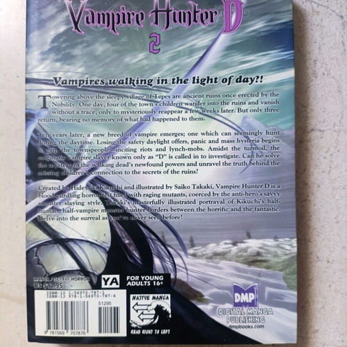 Vampire Hunter D Manga Vol. 2 by Hideyuki Kikuchi