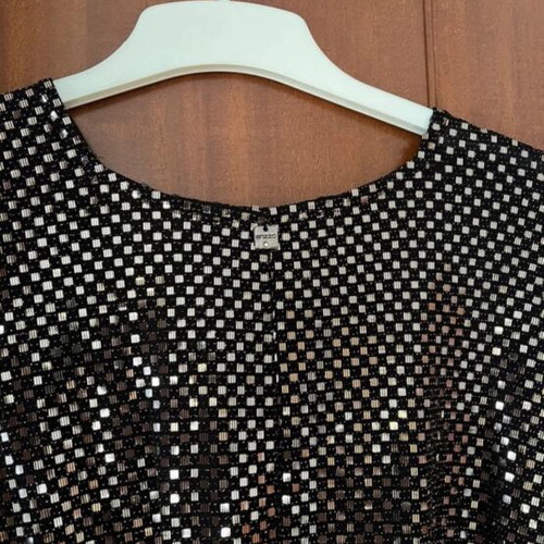 Enzzo dress with sequins, new, short