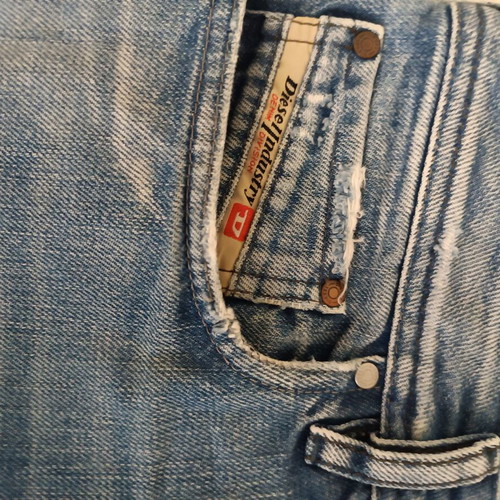 Men's Diesel denim bermuda shorts used, size 31, no stretch