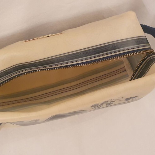 Axel cosmetic case used, beige, vintage