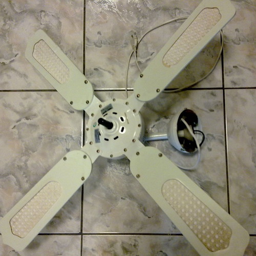 Ceiling fan 55W silent and economical without light