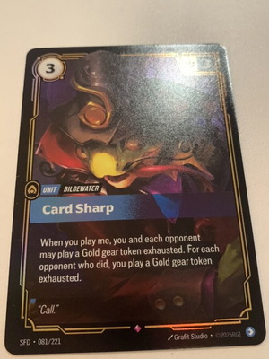 Κάρτα Card Sharp σαν καινούργιο από Riftbound