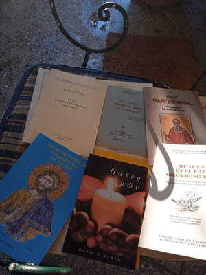 Christian book set of 6, Greek
