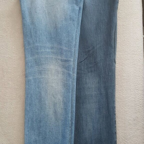 Sisley women's jeans used, pack of two pairs, blue