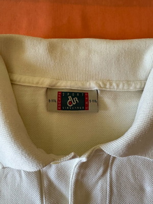 Dur white cotton men's shirt like new, size 5XL
