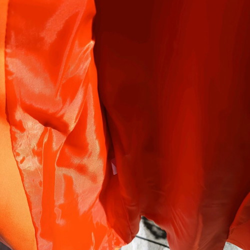 Suit set unused, orange, size S/M, made in Italy