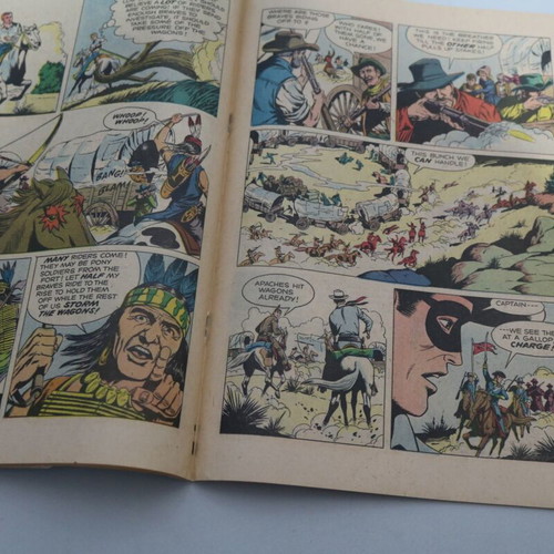 The Lone Ranger #120 comic book used, Dell Comics June 1958