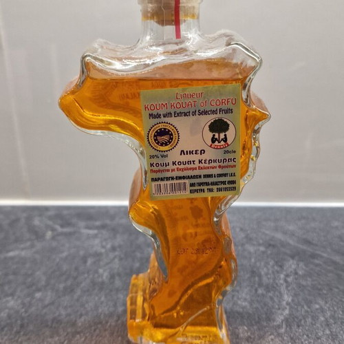 Kumquat liqueur sealed bottle