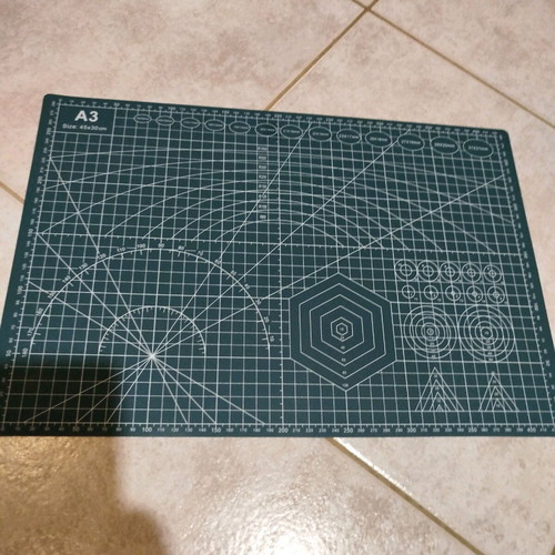 Professional green construction base new, size A3