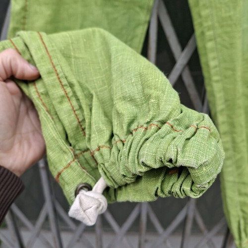Miss Sixty Y2K Green Linen Pants Size L used