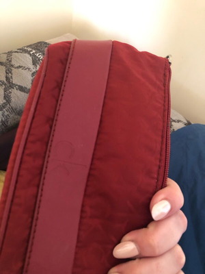 Calvin Klein authentic burgundy crossbody bag like new with long strap
