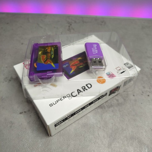 Super CARD for Game Boy Advance new with 2GB memory