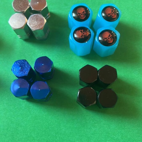 Protective valve caps for tires set of 20 new