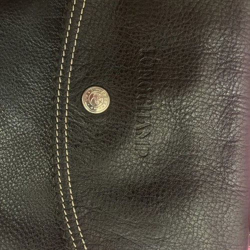 Longchamp Nappa leather crossbody bag, black