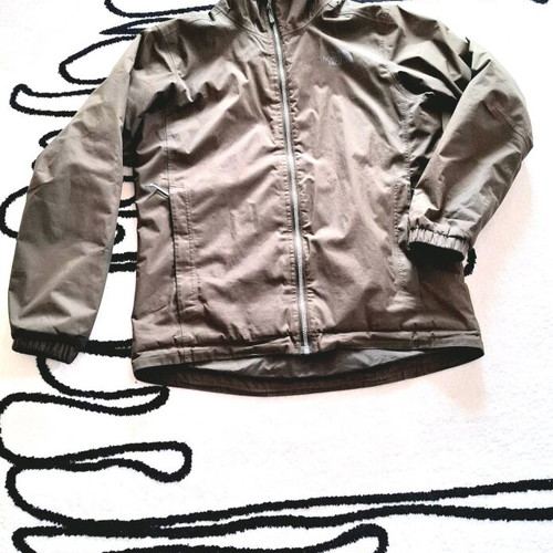 North Face jacket thick lining like new, size Medium, brown and green