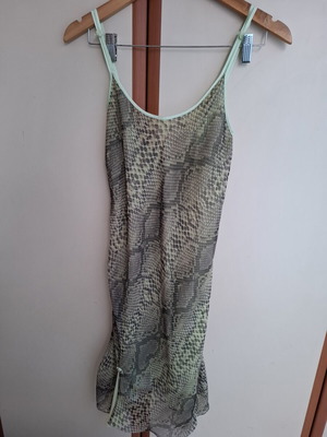 Nightdress and robe set S/M, multicolor