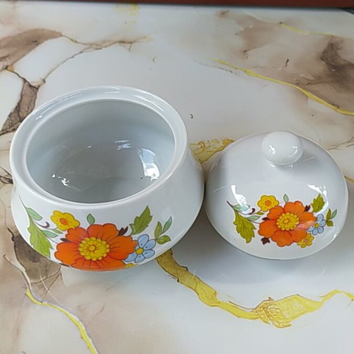 Porcelain sugar bowl Ionía new