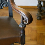 Antique armchairs from England used, set of two, 1952