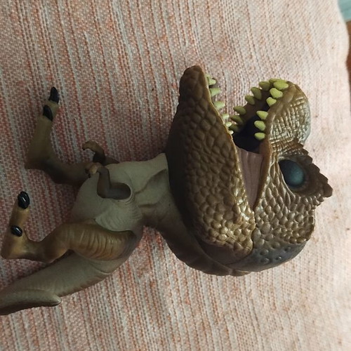 Funky Pop Tyrannosaurus Rex figure used, Jurassic Park collectible