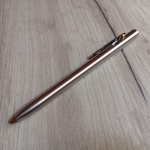 Titanium pen with lever, like new, Schneider Gelion g2 refill 0.5mm