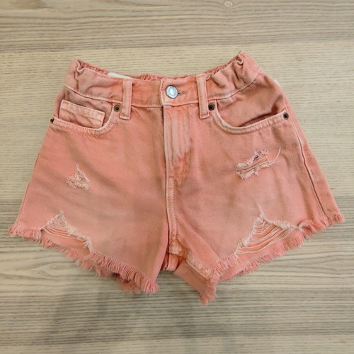 Zara denim shorts like new, pink, age 8-9 years