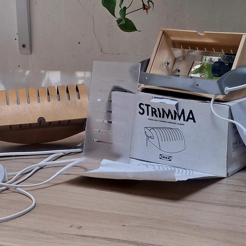 Ikea Strimma bed lamps, set of 2, one new in box